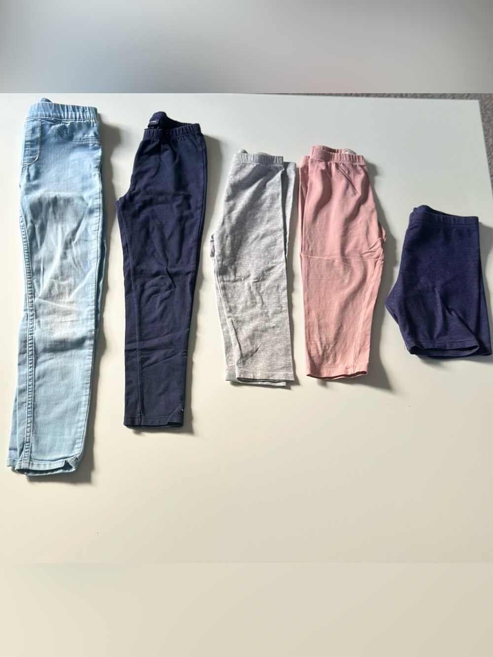 Set of 5 girls bottoms different length size 6x